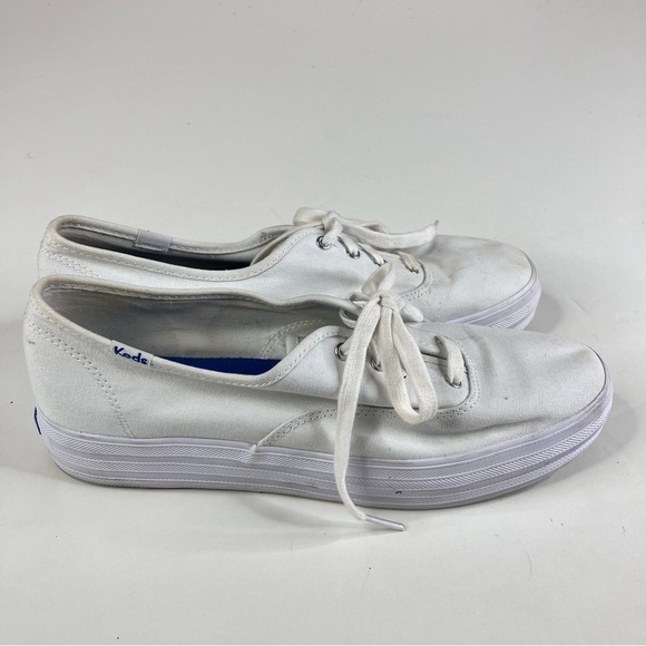 Keds champion platform Sneakers all white size 9 - Picture 3 of 9
